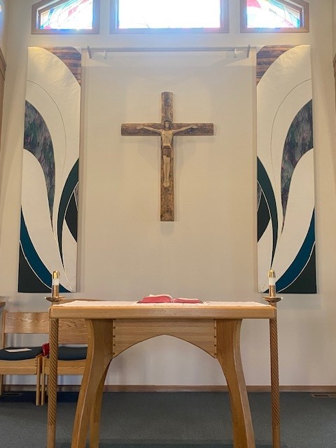 Altar and Crucifix Altar and Crucifix